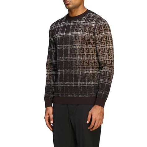 fendi pullover braun|Pullover aus FF.